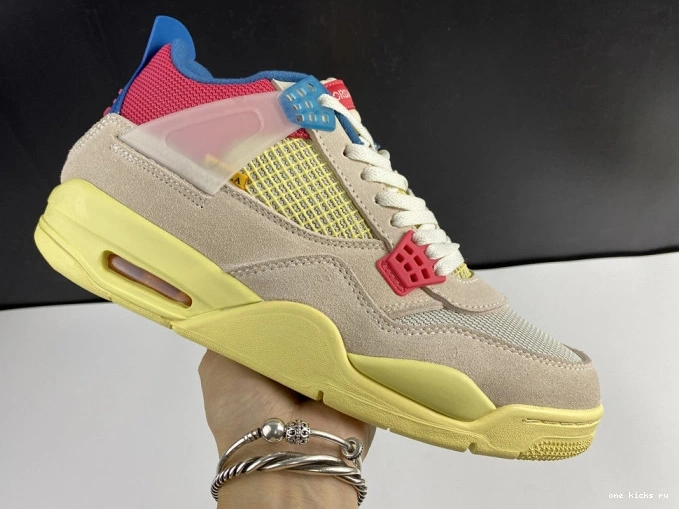 Rep Onekick Guava Ice Jordan Retro 4 Union DC9533-800 Air 0729